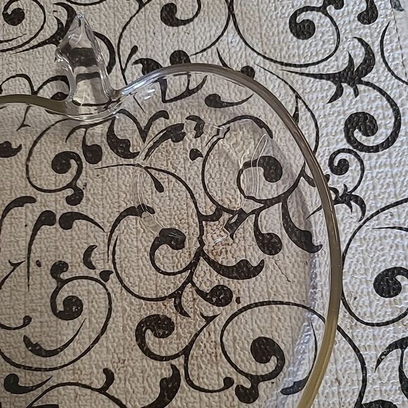 -Glass Pumpkin Snack Plate #3 - Picture 3 of 3